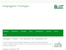 Tablet Screenshot of campingplatz-freilingen.de